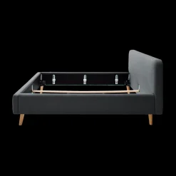 2-Persoonsbedden|Ygo Bedkader MATTI Aspen Antraciet 160x200