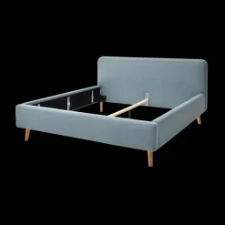 2-Persoonsbedden|Ygo Bedkader MATTI Aspen Ijsblauw 160x200