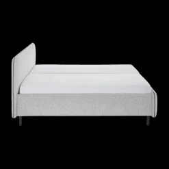 2-Persoonsbedden|Ygo Bedkader ZEGER Lichtgrijs 160x200