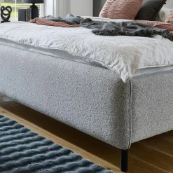 2-Persoonsbedden|Ygo Bedkader ZEGER Lichtgrijs 160x200