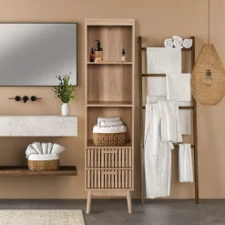 Vitrinekasten|Boekenkasten|Ygo Bibliotheek CALUNA Naturel B40