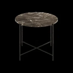 Salontafels & Bijzettafels|Ygo Bijzettafel FREJA Brown Emperador Marble