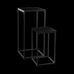 Salontafels & Bijzettafels|Ygo Bijzettafel set NORTON zwart