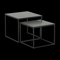Salontafels & Bijzettafels|Ygo Bijzettafel Set van 2 MIC Marble Bromo
