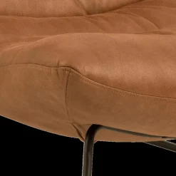 Fauteuils|Ygo Bijzetzetel DELAWARE Brandy Cognac