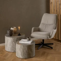 Fauteuils|Ygo Bijzetzetel NIKKO Alea Beige