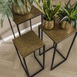 Salontafels & Bijzettafels|Ygo Bloemenzuil FEBE Set van 3