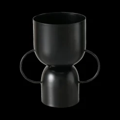 Woondecoratie|Ygo Bloempot FALEVIO Metaal Zwart