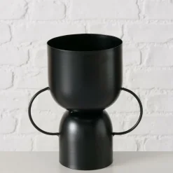 Woondecoratie|Ygo Bloempot FALEVIO Metaal Zwart