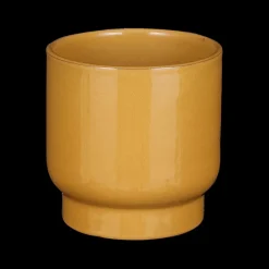 Woondecoratie|Ygo Bloempot THIAGO Rnd Oker L