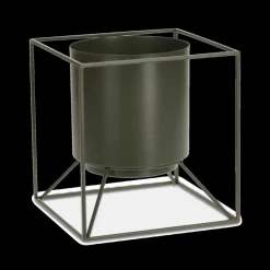 Woondecoratie|Ygo Bloempothouder DERINAS Met. Groen