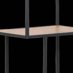 Vitrinekasten|Boekenkasten|Ygo Boekenrek BOKSKAP Wild Oak Assymetrisch B77