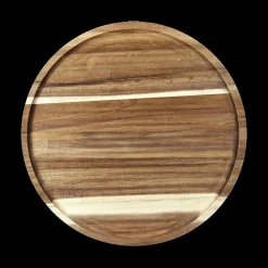 Tafelaccessoires|Ygo Bord ACARA Rond Acacia Bruin