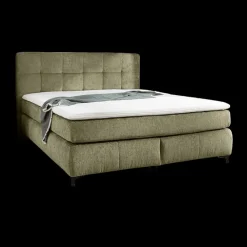 Boxsprings|Ygo Boxspring ALKMAAR Chenille Groen 180x200