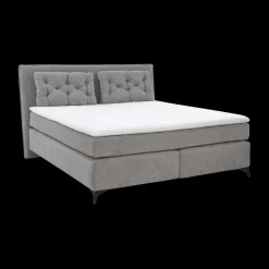 Boxsprings|Ygo Boxspring NIEUWEGEIN 180X200 Chenille Grijs