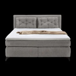 Boxsprings|Ygo Boxspring NIEUWEGEIN 180X200 Chenille Grijs