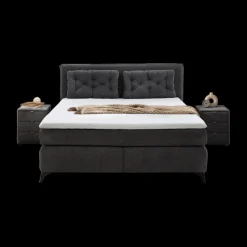 Boxsprings|Ygo Boxspring NIEUWEGEIN 180x200 Chenille Antraciet