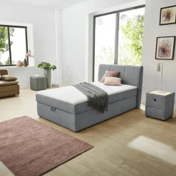 Boxsprings|Ygo Boxspring VLISSINGEN Stof 142/09 Grijs 120x200