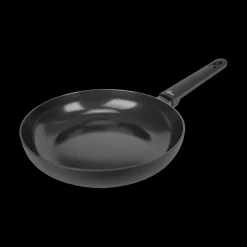 Potten & Pannen|Ygo Braadpan FULL BLACK Ø24 Alu Zwart