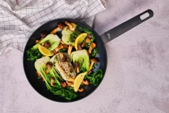 Potten & Pannen|Ygo Braadpan FULL BLACK Ø28 Alu Zwart