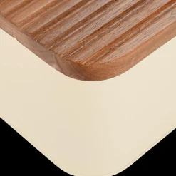 Bewaaraccessoires|Ygo Broodtrommel DOROTA Metaal Beige/Acacia