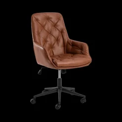 Bureaustoelen|Ygo Bureaustoel HANNES PU Retro Brandy