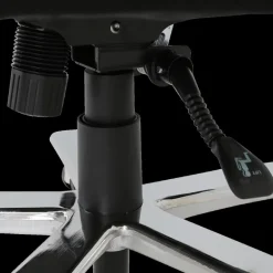 Bureaustoelen|Ygo Bureaustoel ROAR met Arm PU Zwart/Chroom