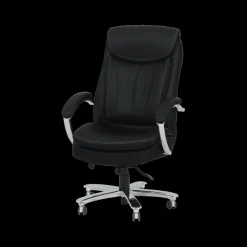 Bureaustoelen|Ygo Bureaustoel ROAR met Arm PU Zwart/Chroom