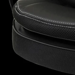 Bureaustoelen|Ygo Bureaustoel ROAR met Arm PU Zwart/Chroom