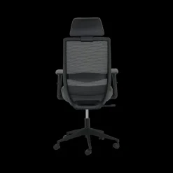 Bureaustoelen|Ygo Bureaustoel RUNE Mesh Zwart