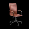 Bureaustoelen|Ygo Bureaustoel SHANE PU Brandy