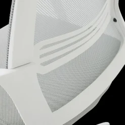 Bureaustoelen|Ygo Bureaustoel TEUN Mesh Lichtgrijs/Wit
