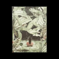 Wanddecoratie|Ygo Canvas CASCADE Jungle Groen