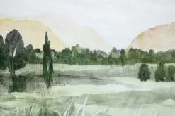 Wanddecoratie|Ygo Canvas TOSCANE Wit/Groen