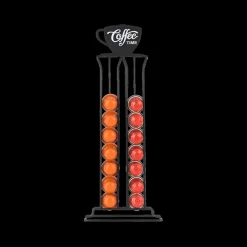 Koffie & Thee|Ygo Capsulehouder COFFEE TIME Metaal Zwart