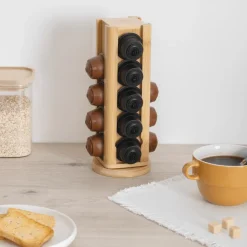 Koffie & Thee|Ygo Capsulehouder DOLCE 20cups Bamboe