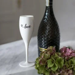 Glazen|Ygo Champagneglas LOVE 2.0 100ml Wit