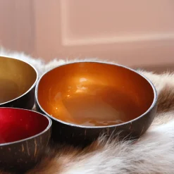 Servies|Ygo Cocosbowl NOYA Metallic Gold Paint