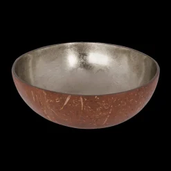 Servies|Ygo Cocosbowl NOYA Metallic Silver Leaf