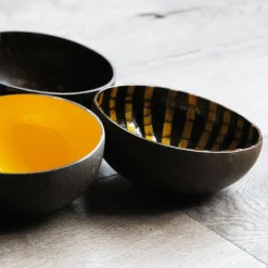 Servies|Ygo Cocosbowl NOYA Yellow Mosaic Star