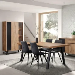 Vitrinekasten|Ygo Combikast CREW Scarlet Oak B101