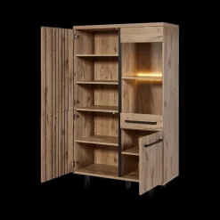 Vitrinekasten|Ygo Combikast KENZO Canyon Oak B108