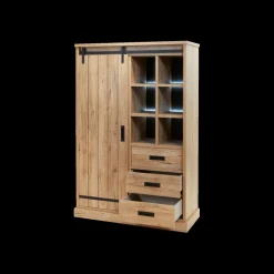 Vitrinekasten|Ygo Combikast VERDUN Scarlet Oak B121