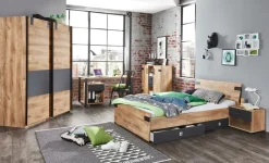 Ladekasten & Commodes|Opbergkasten|Ygo Commode HUVAR J04-Plankeneiche/Graphite