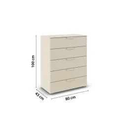 Ladekasten & Commodes|Opbergkasten|Ygo Commode TAKARA Beige B80