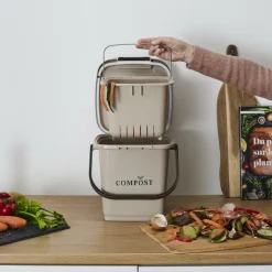 Vuilbakken|Ygo Compostemmer COMPOST Poly RH Beige