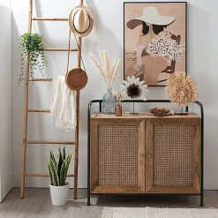 Opbergrekken & -Trolleys|Ygo Decoladder ABHRA Bamboe