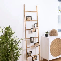 Opbergrekken & -Trolleys|Ygo Decoladder ABHRA Bamboe