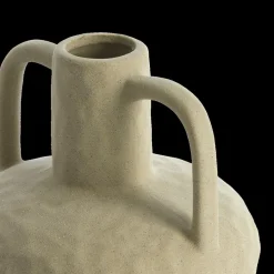 Woondecoratie|Ygo Decovaas ZIRRO Keramiek Mat Olijfgroen