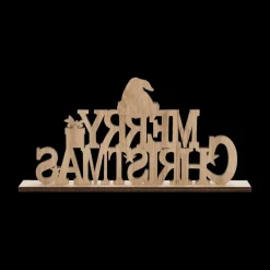 Kerst|Ygo Decowood MERRY CHRISTMAS met Muts Rood